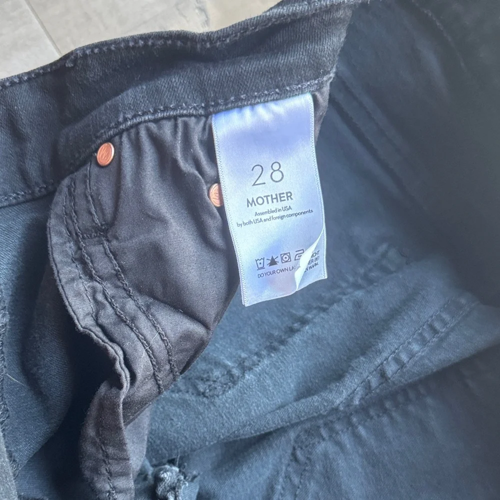 MOTHER The Insider Crop Jeans - Size 28 - Picture 5 of 8